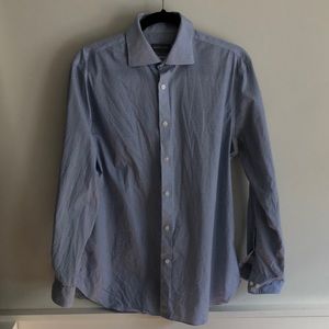 Michael Kors slim fit blue button down.